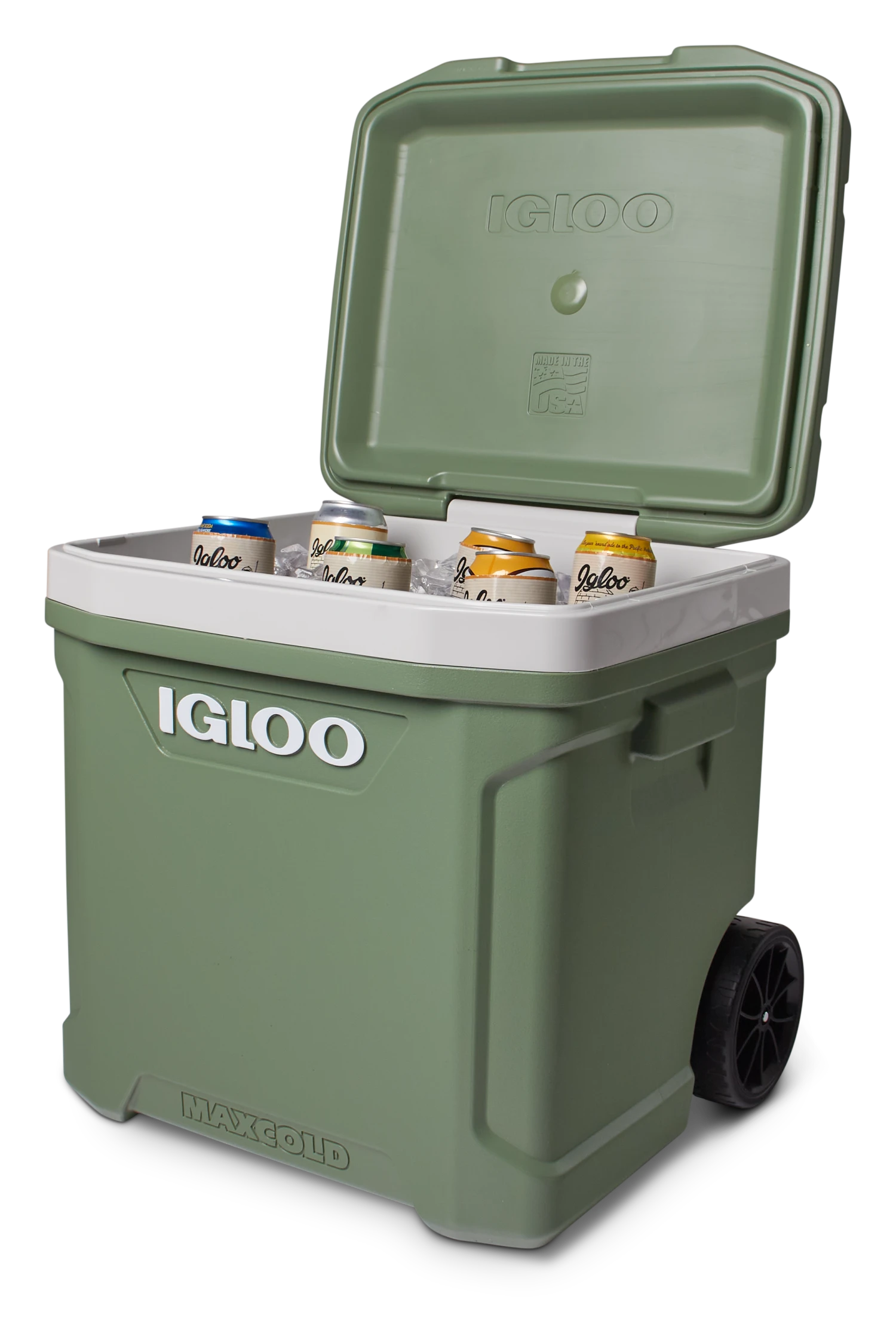 Igloo ECOCOOL Latitude 60 QT Roller Cooler 6 Igloo ECOCOOL Latitude 60 QT Roller Cooler - Image 6