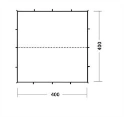 Robens Tarp X 4m 9 Robens Tarp X 4m -Outdoor Gear Sale 130186 Tarp 4x4 m Drawing Floorplan 3 2