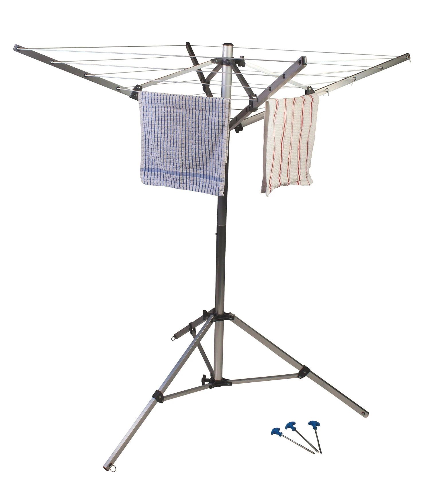 Kampa Rotary 4 Arm Folding Airer 1 Kampa Rotary 4 Arm Folding Airer