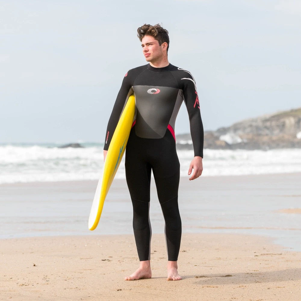 Osprey Origin Mens Full Length Wetsuit 5mm - Red 2 Osprey Origin Mens Full Length Wetsuit 5mm - Red - Image 2