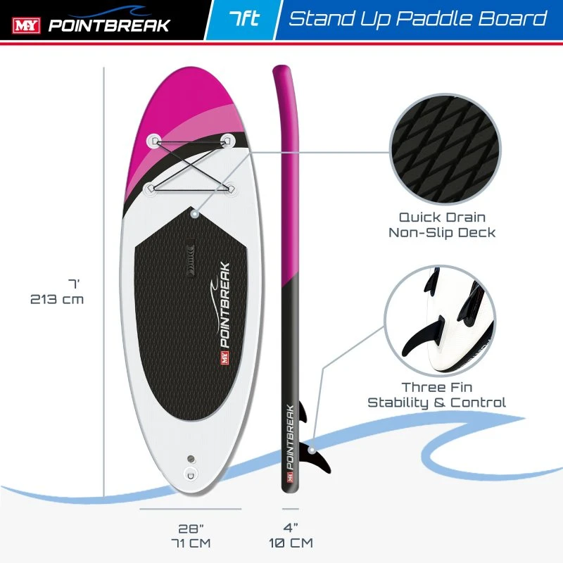 M.Y 7ft Pink Paddle Board Package 3 M.Y 7ft Pink Paddle Board Package - Image 3