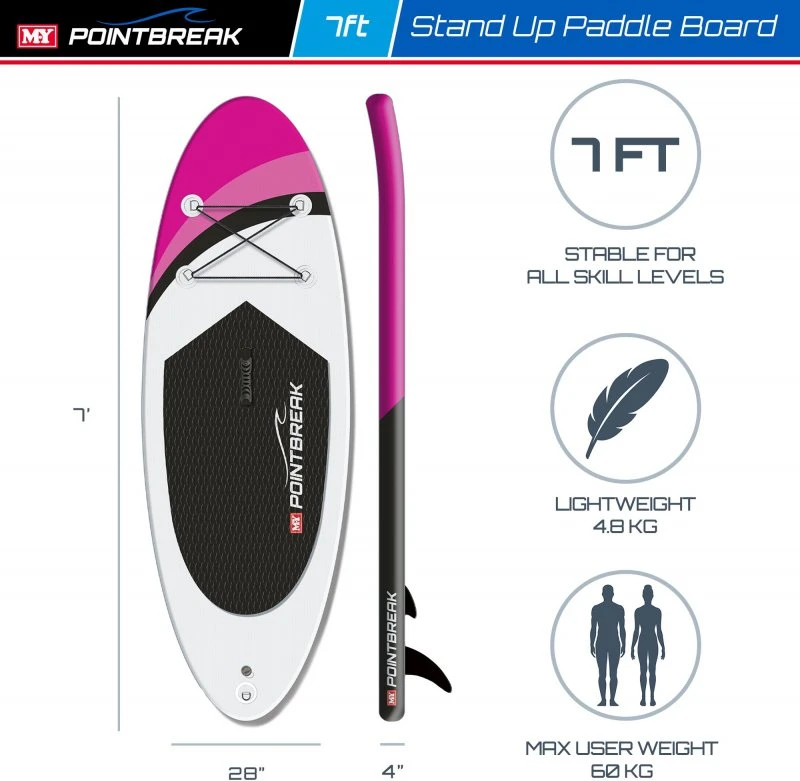 M.Y 7ft Pink Paddle Board Package 2 M.Y 7ft Pink Paddle Board Package - Image 2