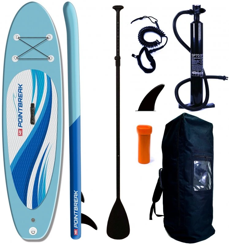 M.Y 10ft Blue Inflatable Paddle Board Package -Blue 1 M.Y 10ft Blue Inflatable Paddle Board Package -Blue