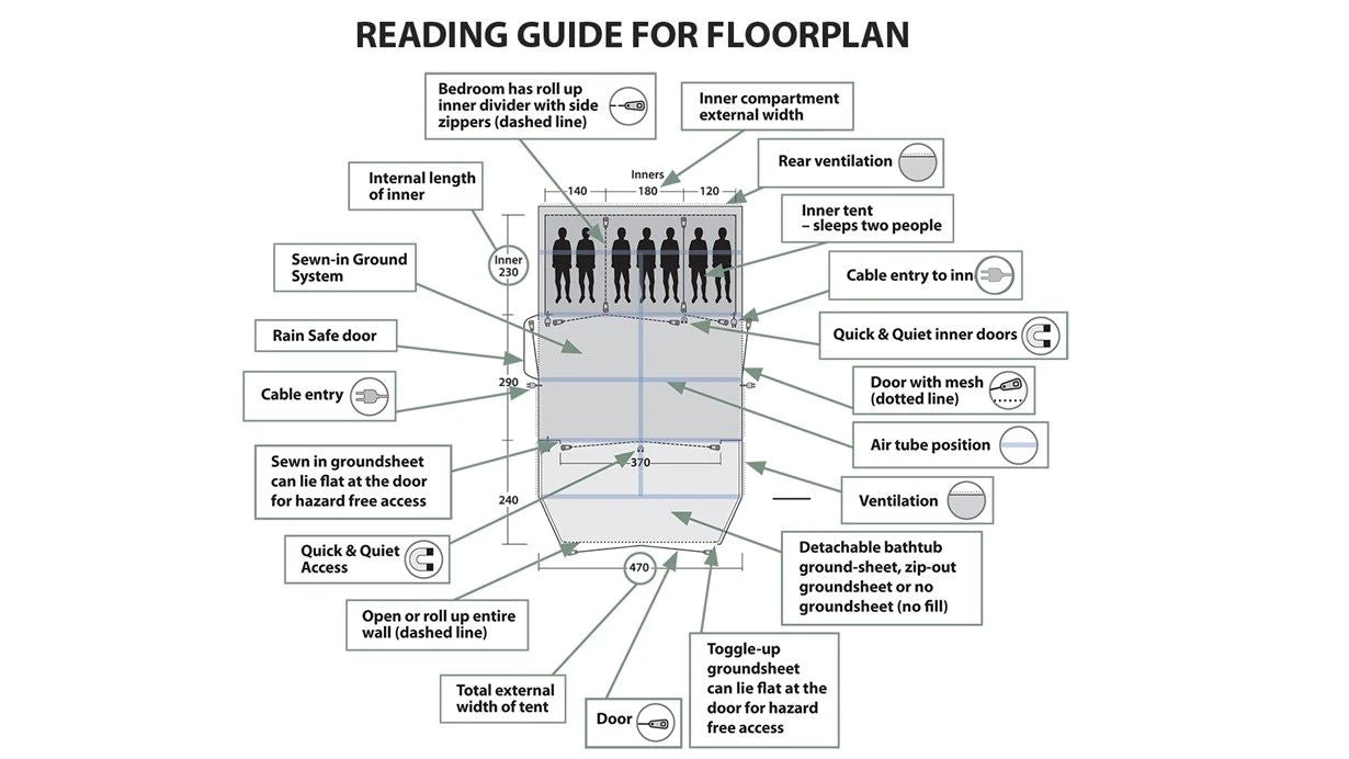 Outwell Lawndale 600 Tent 5 Outwell Lawndale 600 Tent - Image 5
