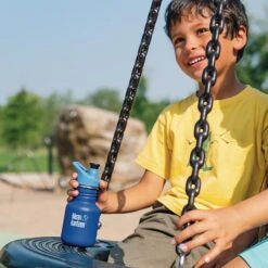 Klean Kanteen Kid Classic Sport Bottle 355ml - Surfs Up 9 Klean Kanteen Kid Classic Sport Bottle 355ml - Surfs Up -Outdoor Gear Sale K12CPPS SU boy bottle playground tire lifestyle