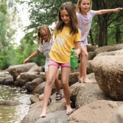 Klean Kanteen Insulated Kid Classic (355ml) - Brushed Stainless -Outdoor Gear Sale K12KVCPPS LT kids creek insulated bottle lifestyle