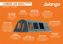 Vango Lismore Air 600XL Tent Package -Outdoor Gear Sale Lismore Air 600XL Package