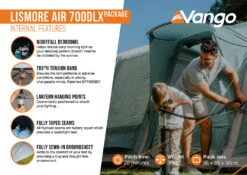Vango Lismore Air 700DLX Tent Package -Outdoor Gear Sale Lismore Air 700DLX Package2
