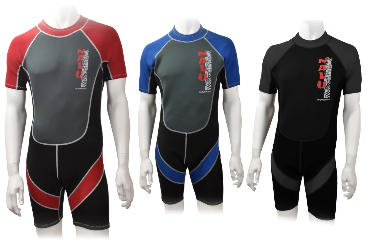 Nalu Childrens Adult Wetsuits - Black 1 Nalu Childrens Adult Wetsuits - Black