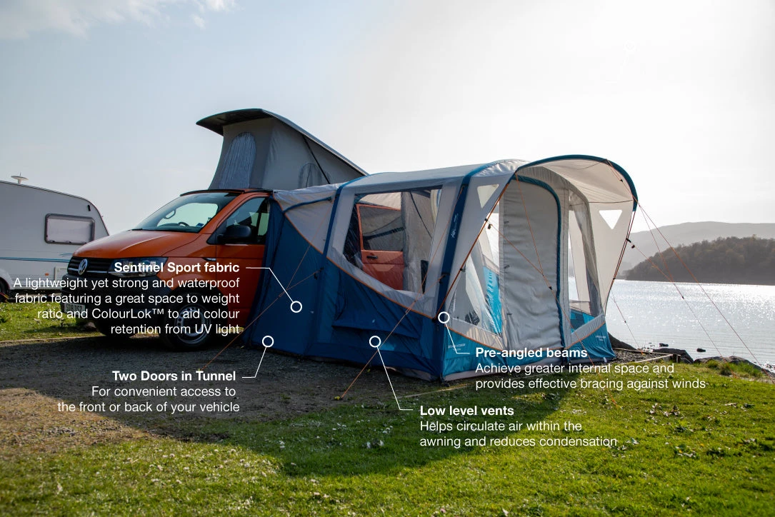 Vango Tolga Air VW Drive Away Awning - Grey 4 Vango Tolga Air VW Drive Away Awning - Grey - Image 4