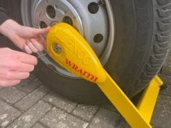 Milenco Wraith 2 Wheel Lock - Caravans -Outdoor Gear Sale Wraith Motorhome Removal 1