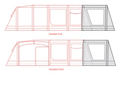 Outdoor Revolution Airedale 6S /6SE Front Porch Extension -Outdoor Gear Sale airedale 6s se front porch extension fp 3