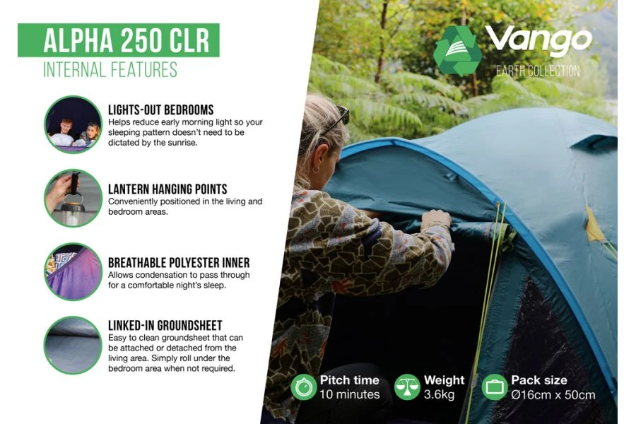 Vango Alpha 250 CLR Tent 4 Vango Alpha 250 CLR Tent - Image 4