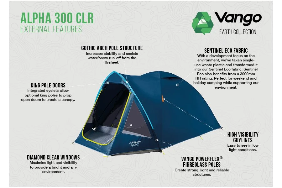 Vango Alpha 300 CLR Tent 3 Vango Alpha 300 CLR Tent - Image 3