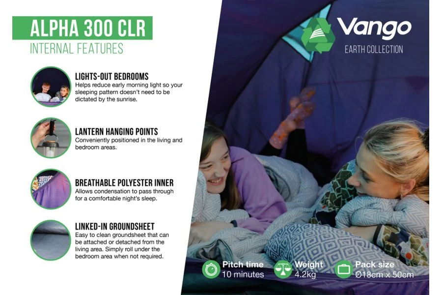 Vango Alpha 300 CLR Tent 4 Vango Alpha 300 CLR Tent - Image 4