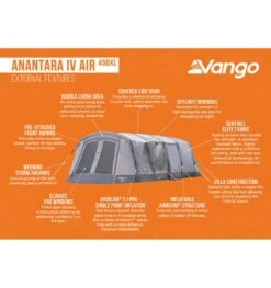 Vango Anantara IV Air 450XL Tent 11 Vango Anantara IV Air 450XL Tent -Outdoor Gear Sale anantara iv air 450xl 3