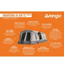Vango Anantara Air TC 450XL Tent -Outdoor Gear Sale anantara iv air tc 450xl 3