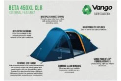 Vango Beta 450XL CLR XL Tent -Outdoor Gear Sale beta 450xl clr