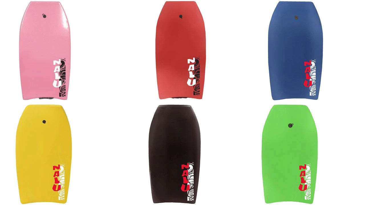 Nalu Surf 42 Inch Pro XPE Slickback Bodyboard With Leash 1 Nalu Surf 42 Inch Pro XPE Slickback Bodyboard With Leash