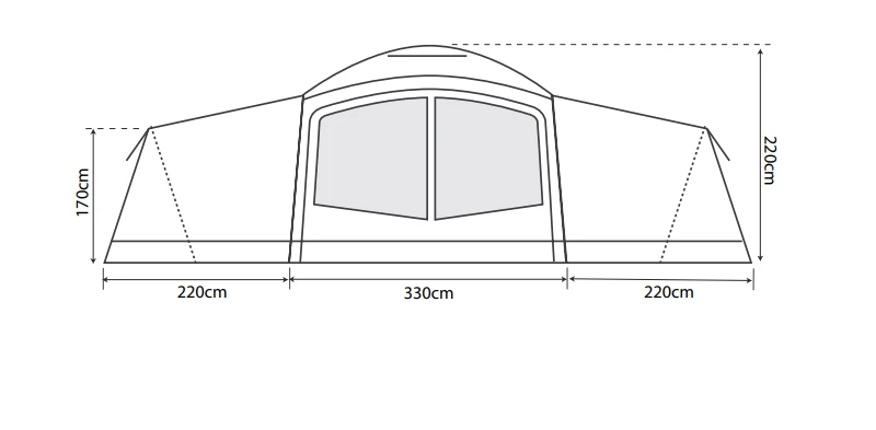 Outdoor Revolution Camp Star 1200 Air Tent Bundle 3 Outdoor Revolution Camp Star 1200 Air Tent Bundle - Image 3
