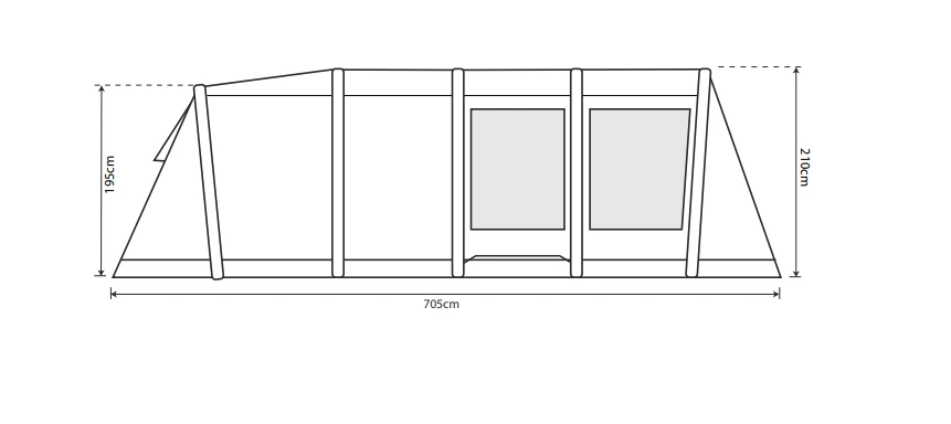 Outdoor Revolution Camp Star 600 Air Tent Bundle 3 Outdoor Revolution Camp Star 600 Air Tent Bundle - Image 3