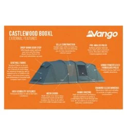 Vango Castlewood 800XL Tent Package -Outdoor Gear Sale castlewood 800xl package 2