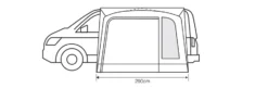 Outdoor Revolution Cayman Cona Air Drive Away Awning -Outdoor Gear Sale cayman cona air 3