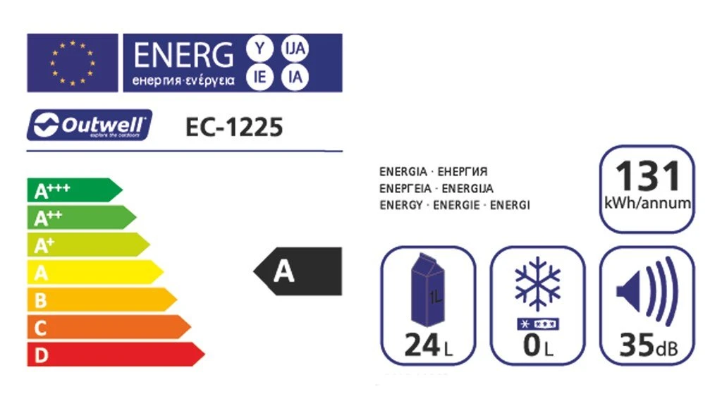 Outwell ECOcool Grey 24L UK - 12V/230V 7 Outwell ECOcool Grey 24L UK - 12V/230V - Image 7