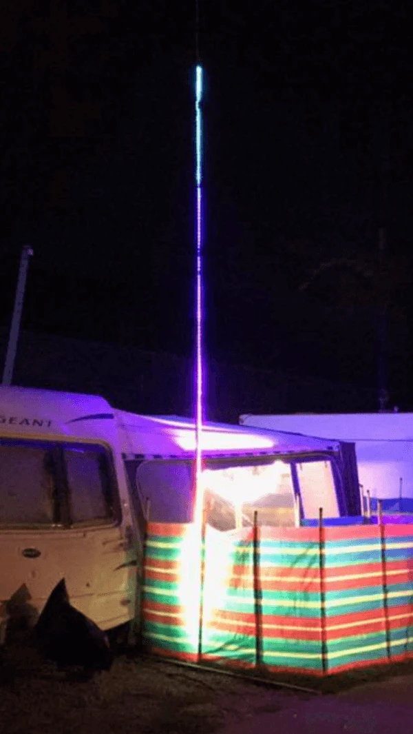 5M Flag Pole Pre-Set Digital Led Dream Lights Strip 2 5M Flag Pole Pre-Set Digital Led Dream Lights Strip - Image 2