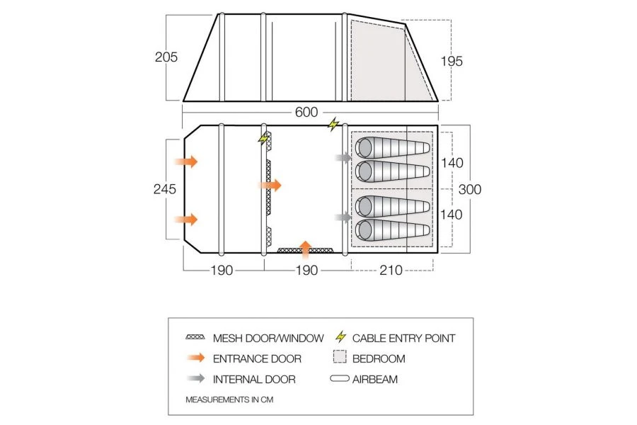 Vango Joro Air 450 Sentinel Eco Dura Package 2 Vango Joro Air 450 Sentinel Eco Dura Package - Image 2