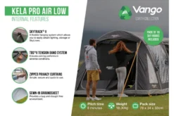 Vango Kela Pro Air Low Drive Away Awning -Outdoor Gear Sale kela pro air low 2