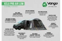 Vango Kela Pro Air Low Drive Away Awning -Outdoor Gear Sale kela pro air low 3