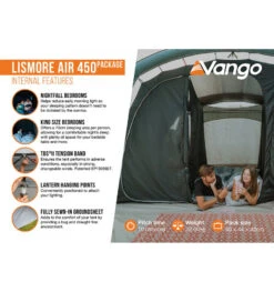 Vango Lismore Air 450 Tent Package -Outdoor Gear Sale lismore air 450 package 4