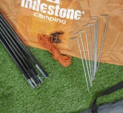 Milestone 2 Man Festival Dome Tent -Outdoor Gear Sale milestone waterproof 2 man dome tent orange 18839br 2