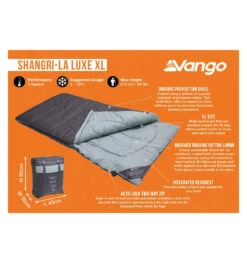 Vango Shangri-La Luxe XL Single Sleeping Bag -Outdoor Gear Sale shangri la luxe xl 4