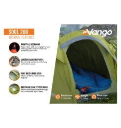 Vango Soul 200 Tent -Outdoor Gear Sale soul 200 3