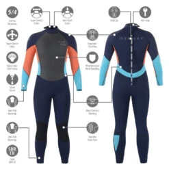 Osprey Zero 5mm Women's Full Length Wetsuit -Coral -Outdoor Gear Sale wetsuits ws1268 75 coral