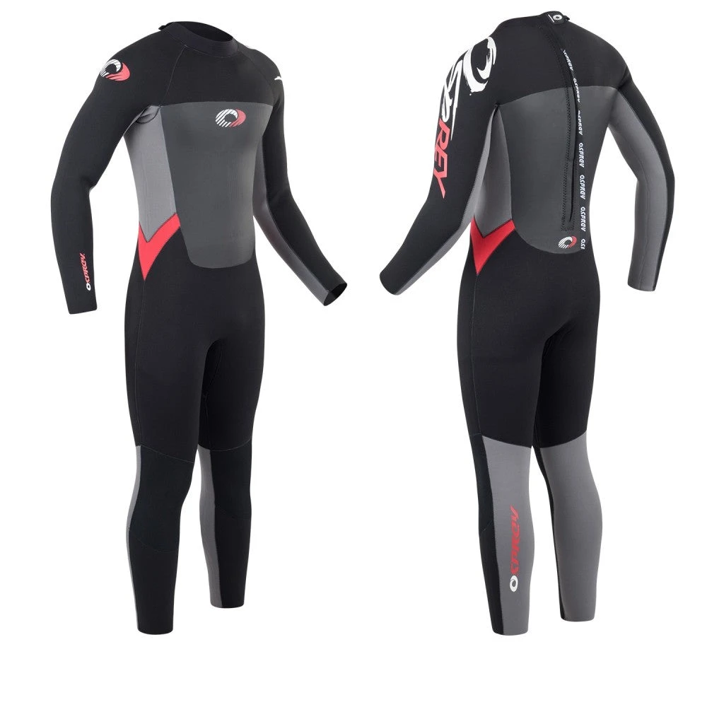 Osprey Origin Mens Full Length Wetsuit 5mm - Red 6 Osprey Origin Mens Full Length Wetsuit 5mm - Red - Image 6