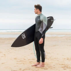 Osprey Mens Zero 5mm Winter Full Length Wetsuit -Outdoor Gear Sale ws1033 1042 osprey zero mens wetsuit grey lifestyle 08 9