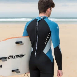 Osprey Zero 3mm Mens Full Length Wetsuit -Outdoor Gear Sale ws1043 1052 osprey zero mens wetsuit blue lifestyle 47 12