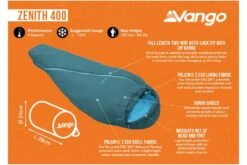 Vango Zenith 400 Sleeping Bag -Outdoor Gear Sale zenith 400 2